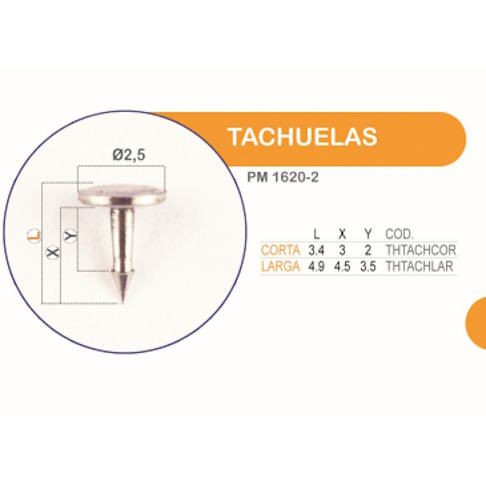 Tachuela larga * 5u.