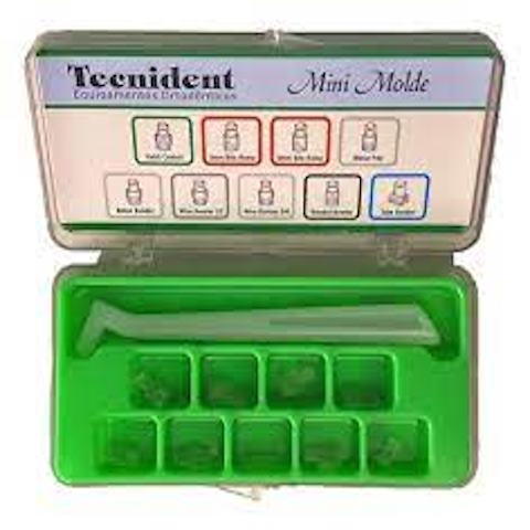 Mini molde kit p/conf boton, topes,tubo